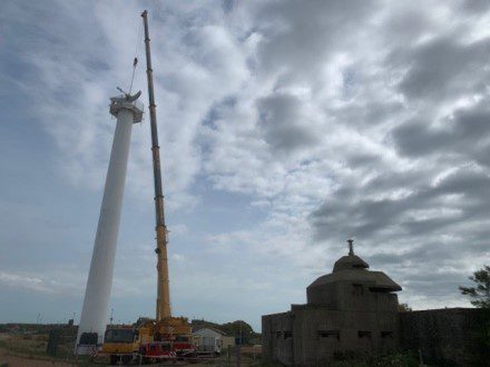 Landguard Point – Radar Tower Scanner Replacement